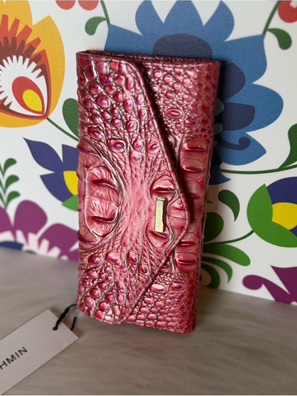 Brahmin French Rose Veronica Wallet NWT